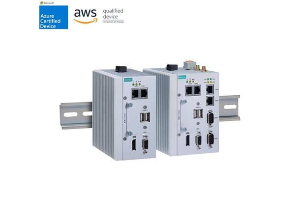 Moxa MC-1122-E2-T Atom E3826, 4 GbE, 4 serial, 4 DI/DO, WT 