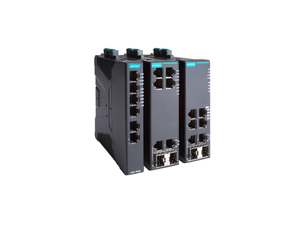 Moxa SDS-3006-4PoE-2GTXSFP-T SDS smart switch 6port 4PoE+ WT 