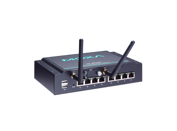Moxa UC-8410A-T-LX Arm Cortex-A7 IIoT Gateway, WE, WT 