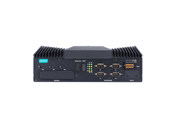 Moxa V2403C-KL3-T x86 computer, Fanless, i3-7100U 