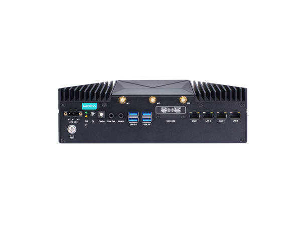Moxa V2403C-KL3-T x86 computer, Fanless, i3-7100U 