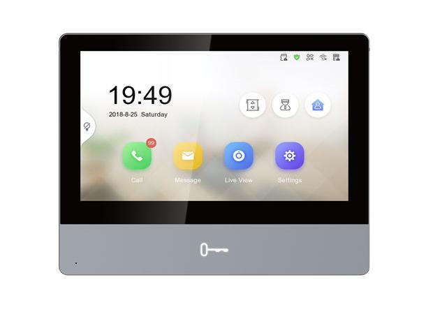 DS-KH8350-WTE1 7" touch screen indoor station IP 