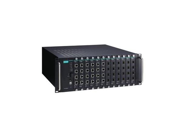 Moxa ICS-G7848A-HV-HV L3 modular switch, 12 slots, 48G 