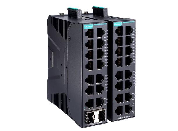 Moxa SDS-3016-2GSFP-T 14+2G-port Gigabit smart Ethernet 