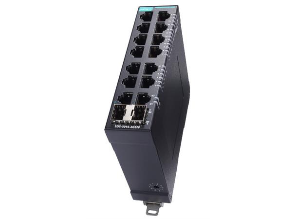 Moxa SDS-3016-2GSFP-T 14+2G-port Gigabit smart Ethernet 