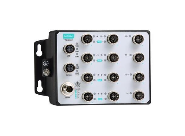 Moxa TN-G6512-8GPoE-WV-CT-T Ethernet switch, modular, managed 