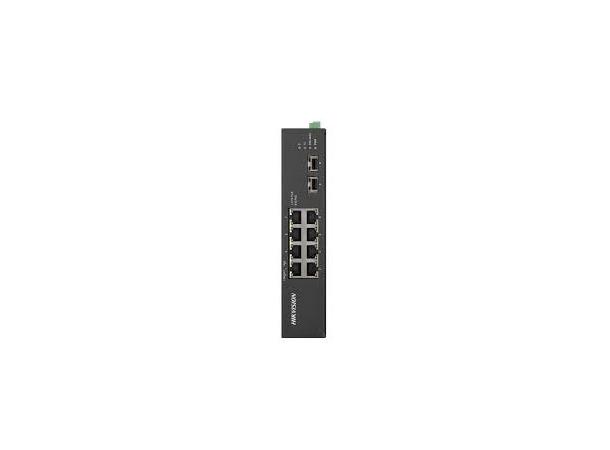 Hikvision DS-3T0510HP-E/HS L2, Unmanaged, 8 Gigabit RJ45 PoE ports, 