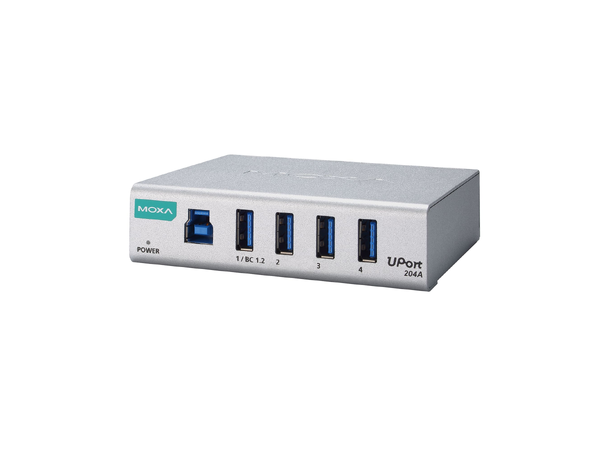 Moxa Uport 204A 4-port general-purpose USB 3.2 hubs 