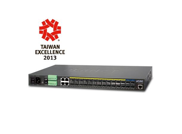 Planet MGSW-28240F L3 24-Port 100/1000BASE-X SFP 