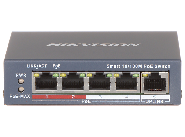 Hikvision DS-3E1105P-EI Smart Managed 100Mbps PoE EI Series 