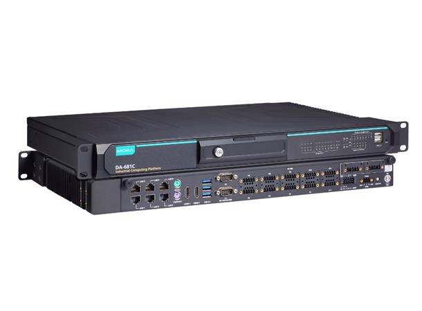 Moxa DA-681C-KL1-H-T 1U computer Rackmount Computer DA-680 Wide Temp. 