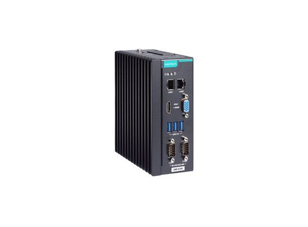Moxa DRP-A100-E2-T DIN-rail computer with Intel Atom® x6211 