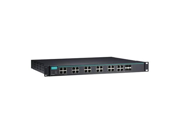 Moxa IKS-G6524A-20GSFP-4GTXSFP-HV-HV L2 switch, 20 SFP, 4 combo, 0 to 60°C 