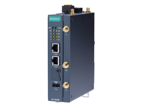 Moxa UC-8210-T-LX-S Arm Cortex-A7 dual-core 1 GHz IIoT 