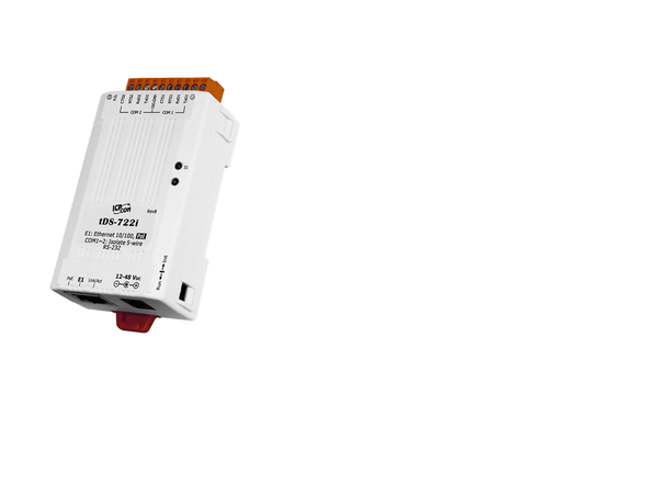 tDS-722i CR Tiny Device Server, PoE, 2 Iso RS-232 