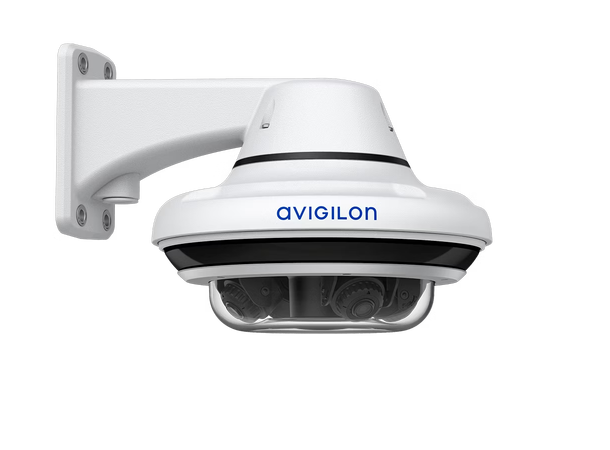 12C-H5A-4MH-DP1 wall mount bundle 4X3MP, WDR, 360° max field of view 