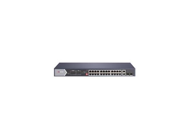 Hikvision DS-3E0528HP-E L2, Unmanaged, 24 Gigabit RJ45 PoE ports 