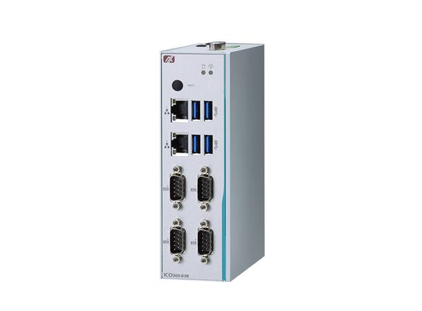 ICO300-83B-N4200-4COM-HDMI-DIO-WT-DC Pentium N4200/DIN rail/12-24VDC 