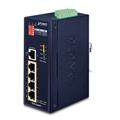 ISW-504PT 5-port Din-rail Switch 1xRJ45, 4xPoE+, 12-54VDC, Extend