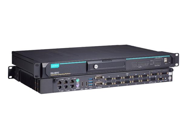 Moxa DA-681C-KL1-HH-T 1U computer Rackmount Computer DA-680 Wide Temp. 