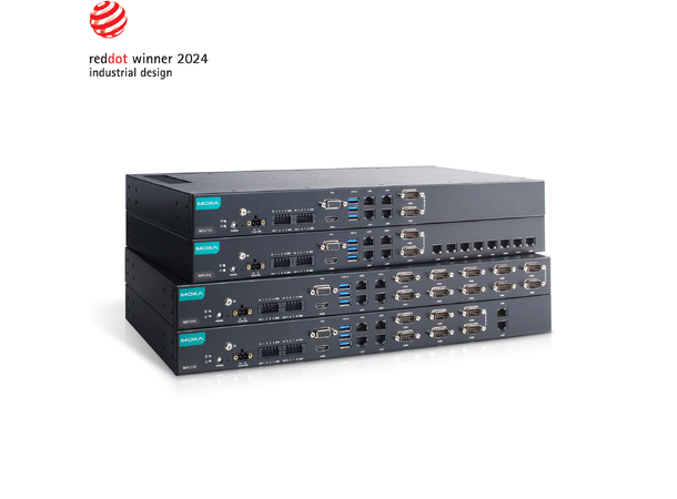 Moxa RKP-C110-C3-8L-T 1U, Intel i3-1115G4E, COMx2, LANx12 