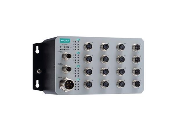 Moxa TN-4516A-12PoE-4GPoE-WV-CT-T Ethernet switch, modular, managed 