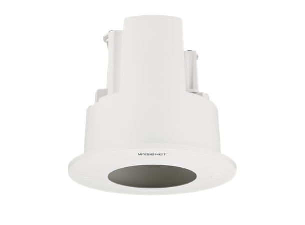 SHD-1128FPW In-ceiling flush mount for assorted Hanwha cameras 