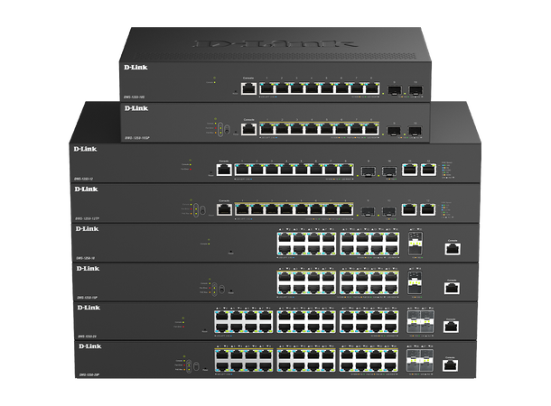 DMS-1250-12TP 12P Managed PoE Switch 